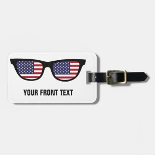EUA Shades etiqueta de bagagem personalizada