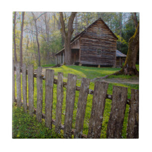 EUA, Tennessee, Cabana em Cades Cove