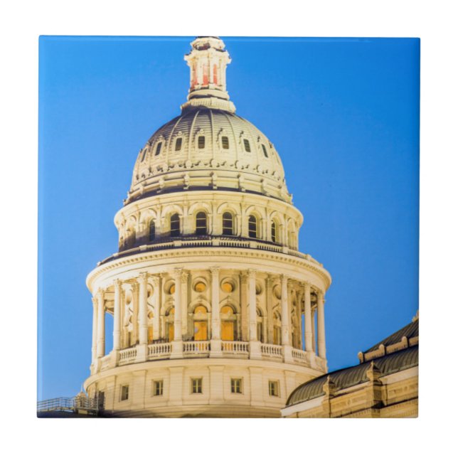 EUA, Texas, Austin. Edifício do Capitólio (1888) 2 (Frente)