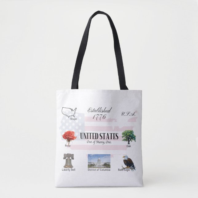 EUA Themed Tote Bag (Frente)