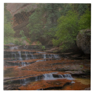 EUA, Utah, Parque Nacional Zion. Cênico a partir