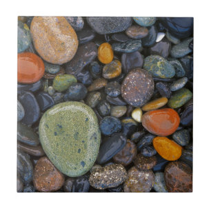 EUA, Washington, Lopez Island, Praia Agate
