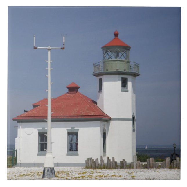 EUA, Washington, Seattle, Alki Point Lighthouse, 2 (Frente)