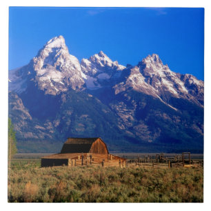 EUA, Wyoming, Parque Nacional Grand Teton, Manhã