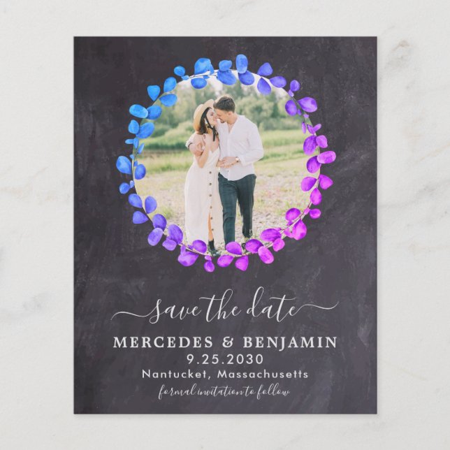 Eucalipto Botânico Orçamento Foto Salvar Data Ca (Frente)