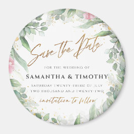 Eucalipto e Imã salve a data Floral Rosa