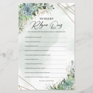 Eucalipto Eucalyptus Nursery Rhyme Quiz