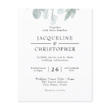 Eucalipto Orçamento Russo Convite Floral Para Casa