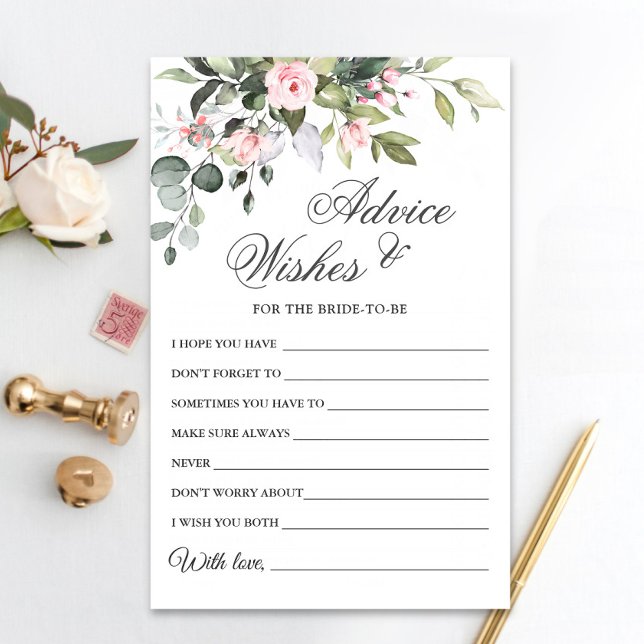 Eucalyptus aquarela desejos e placa de conselho (Criador carregado)