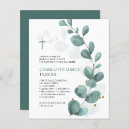 Eucalyptus Baptism, Cor Verde Orçamental, Convite