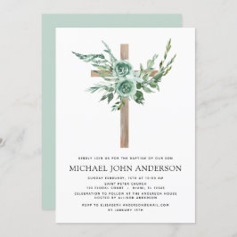Eucalyptus Baptism Greenery Convite