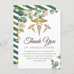 Eucalyptus Bloom Doctor Cartões de agradecimento