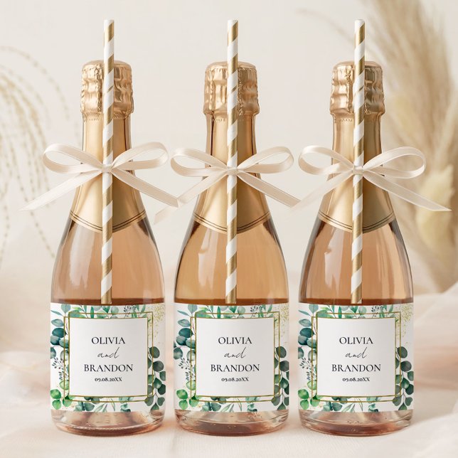 Eucalyptus Botanical Greenery Leaves Wedding (Criador carregado)