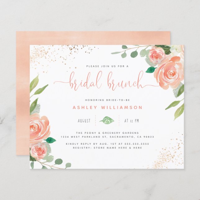 Eucalyptus Bridal Brunch (Frente/Verso)