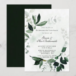 Eucalyptus Bridesmaids Luncheon Invites