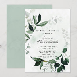 Eucalyptus Bridesmaids Luncheon Invites