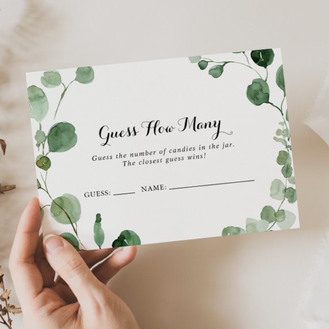 Eucalyptus Calliographic adivinha quantos cartões  (Criador carregado)