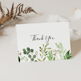 Eucalyptus Cartões de agradecimentos de Casamento 