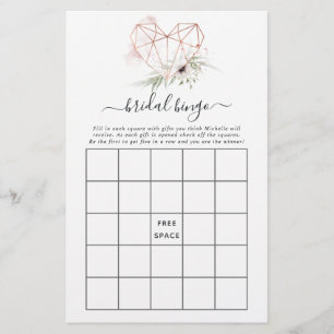 Eucalyptus - Chá de panela Geométrico Bingo