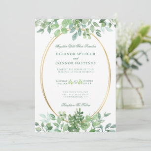 Eucalyptus - Convite De Casamento Sofisticado