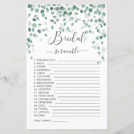 Eucalyptus deixa o jogo do Chá de panela do Word S