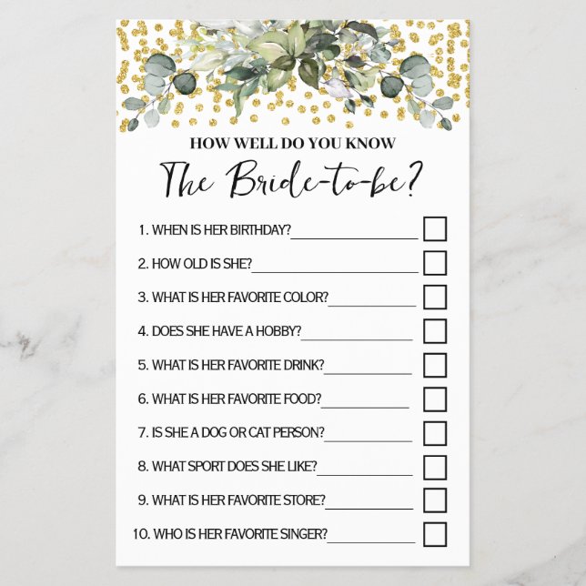 Eucalyptus Dourado Como Você Conhece O Cartão De J (Frente)