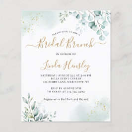 Eucalyptus Dourado deixa um brunch cerebral verde