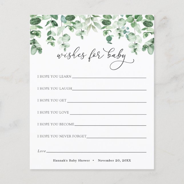 Eucalyptus e Greenerence desejam um Cartão para Be (Frente)