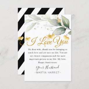 Eucalyptus Eu Te Amo Cartão De Aniversário Para Es