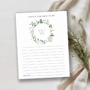 Eucalyptus Fauna Wreath Advance Para Chá de fralda