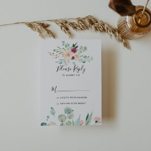 Eucalyptus Floral RSVP