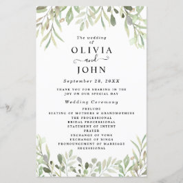 Eucalyptus Greenery Casamento Simples