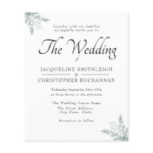 Eucalyptus Invitation Flyer
