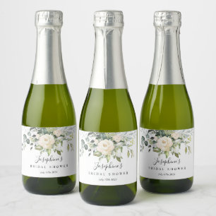 Eucalyptus Rosas Mini Rótulos de Garrafas de Vinho