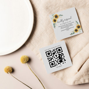 Eucalyptus Sunflower Wedflower Website QR Code RSV