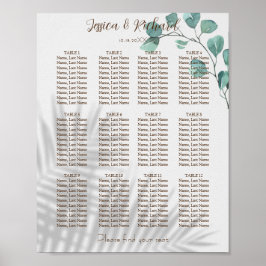 Eucalyptus Watercolor Poster