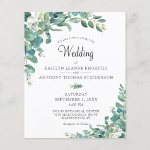 Eucalyptus Wedding Invitation