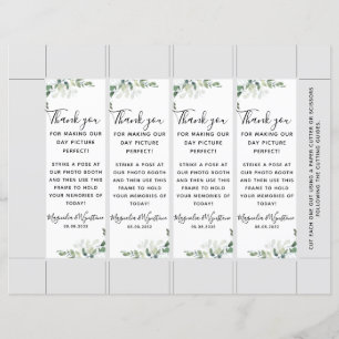 Eucalyptus Weding Booth Insert Modelo