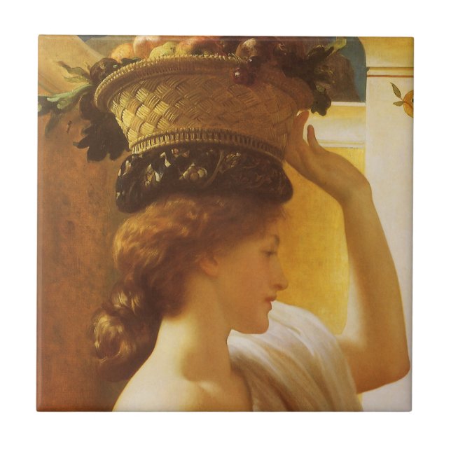 Eucharis - Menina com uma Cesta de Frutas por Leig (Frente)