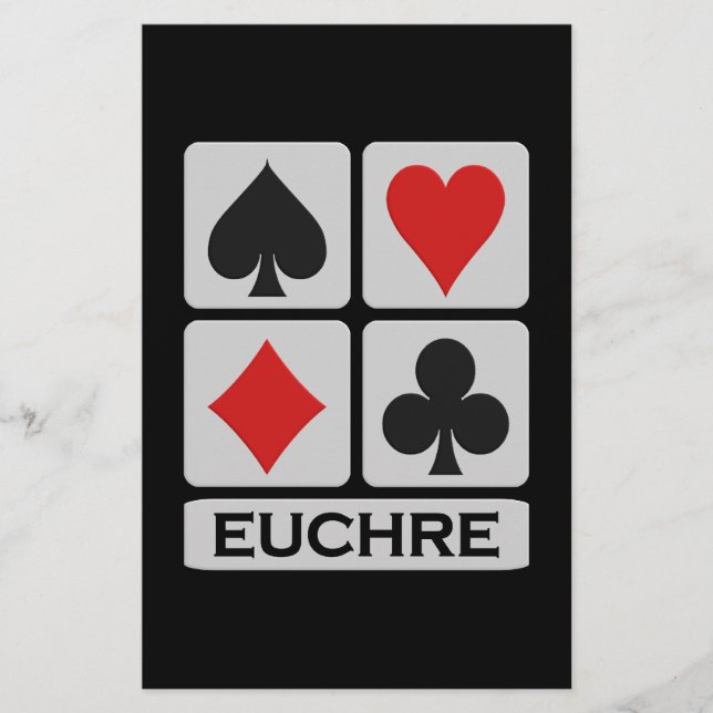 Euchre Flyer - personalize! (Frente)