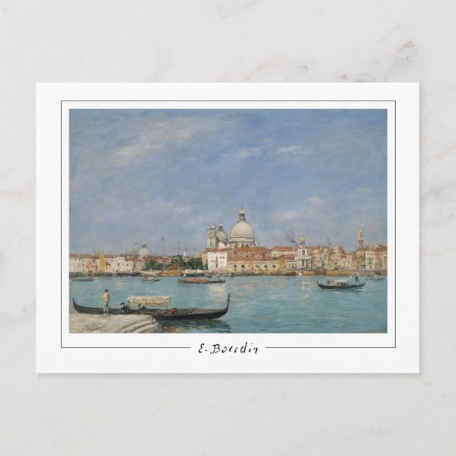 Eugène Boudin #30-2 - Cartão Postal de Arte (Frente)