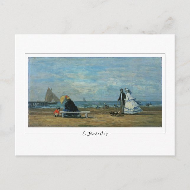 Eugène Boudin #30 - Cartão Postal de Arte (Frente)