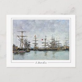 Eugène Boudin #375-2 - Cartão Postal de Arte