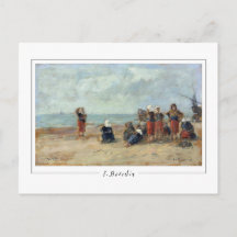 Eugène Boudin #494-2 - Cartão Postal de Arte