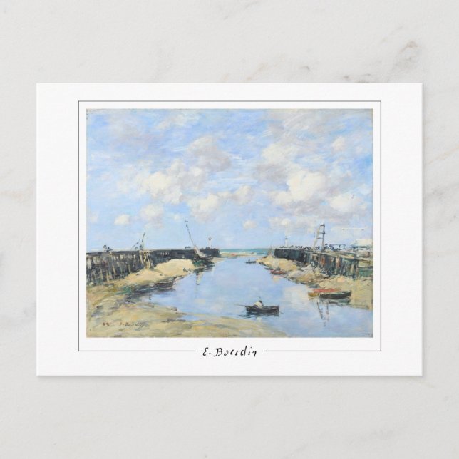 Eugène Boudin #520-2 - Cartão Postal de Arte (Frente)