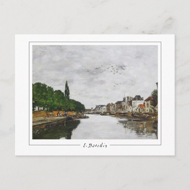 Eugène Boudin #89-2 - Cartão Postal de Arte (Frente)