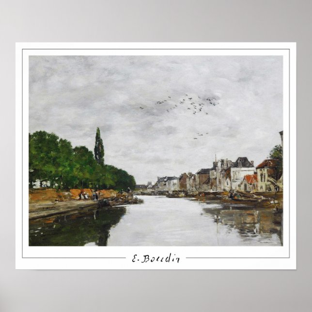 Eugène Boudin Zedign Art Poster #89-2 (Frente)