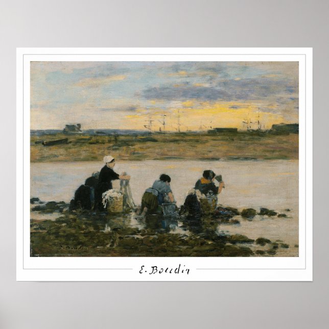 Eugène Boudin Zedign Art Poster nº 12 (Frente)
