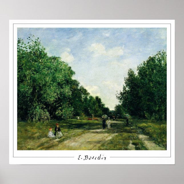 Eugène Boudin Zedign Art Poster nº 28-2 (Frente)