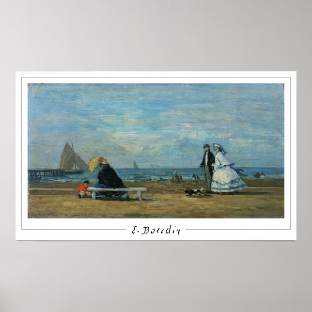 Eugène Boudin Zedign Art Poster nº 30 (Frente)